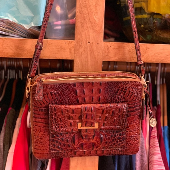 Brahmin Handbags - Brahmin Large Crossbody in Pecan